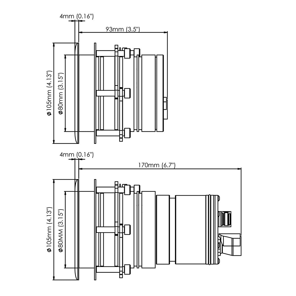 OceanLED Explore E6 XFM Underwater Light - Ultra White/Midnight Blue - Get Tight Gear
