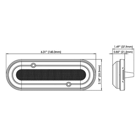 OceanLED M6 Gen2 Mast Light - Surface Mount - Warm White - Get Tight Gear