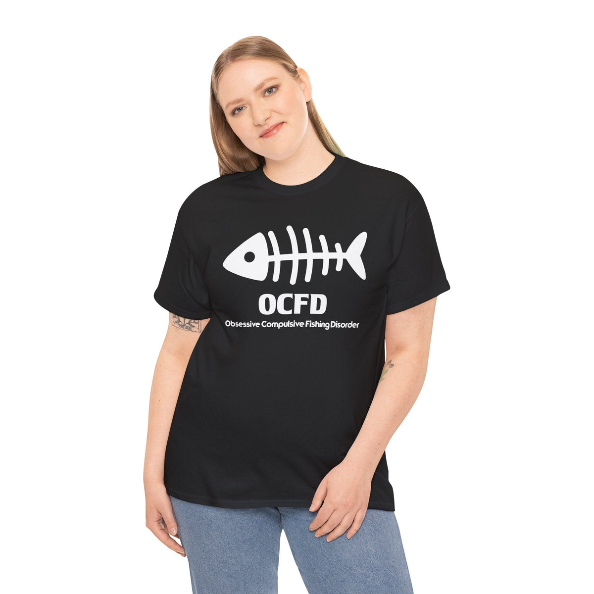 OCFD Unisex Heavy Cotton Tee - Perfect for Fishing Enthusiasts - Get Tight Gear