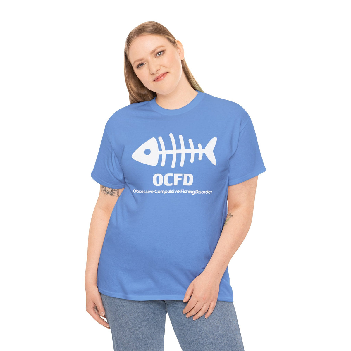 OCFD Unisex Heavy Cotton Tee - Perfect for Fishing Enthusiasts - Get Tight Gear