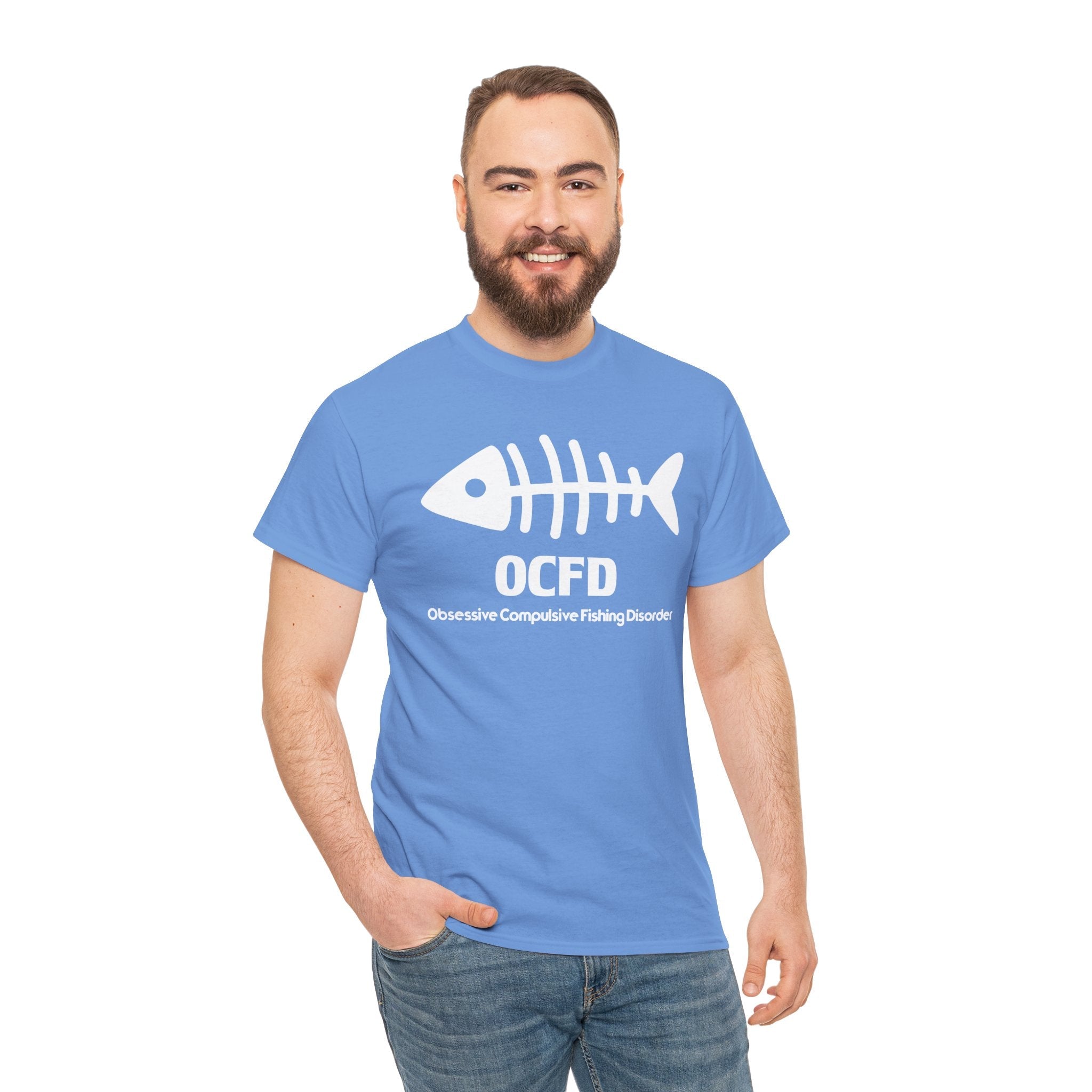 OCFD Unisex Heavy Cotton Tee - Perfect for Fishing Enthusiasts - Get Tight Gear
