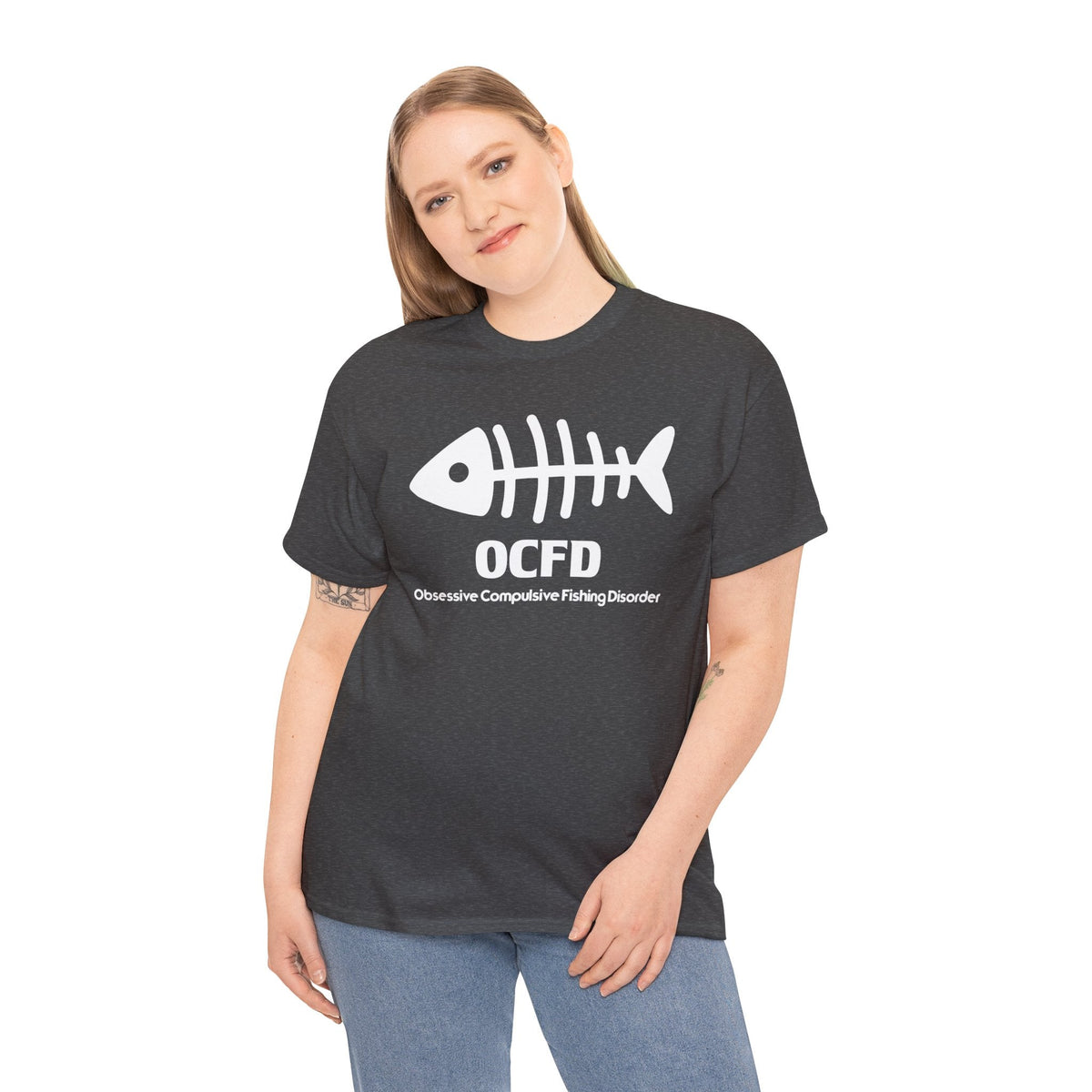 OCFD Unisex Heavy Cotton Tee - Perfect for Fishing Enthusiasts - Get Tight Gear