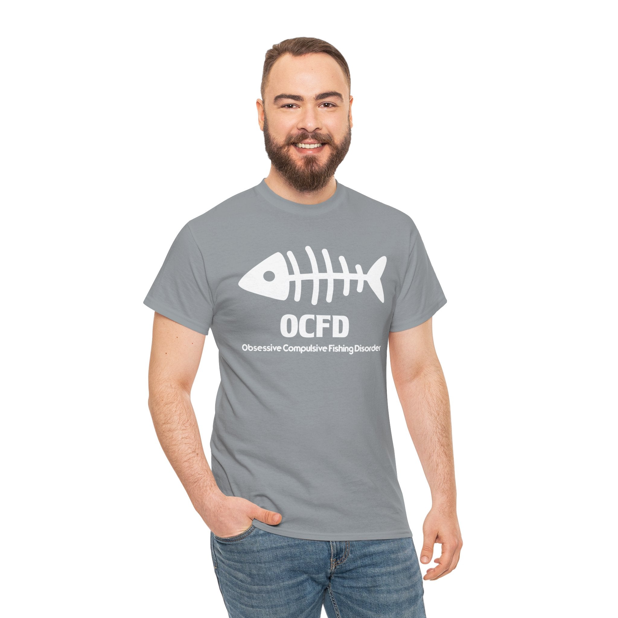 OCFD Unisex Heavy Cotton Tee - Perfect for Fishing Enthusiasts - Get Tight Gear