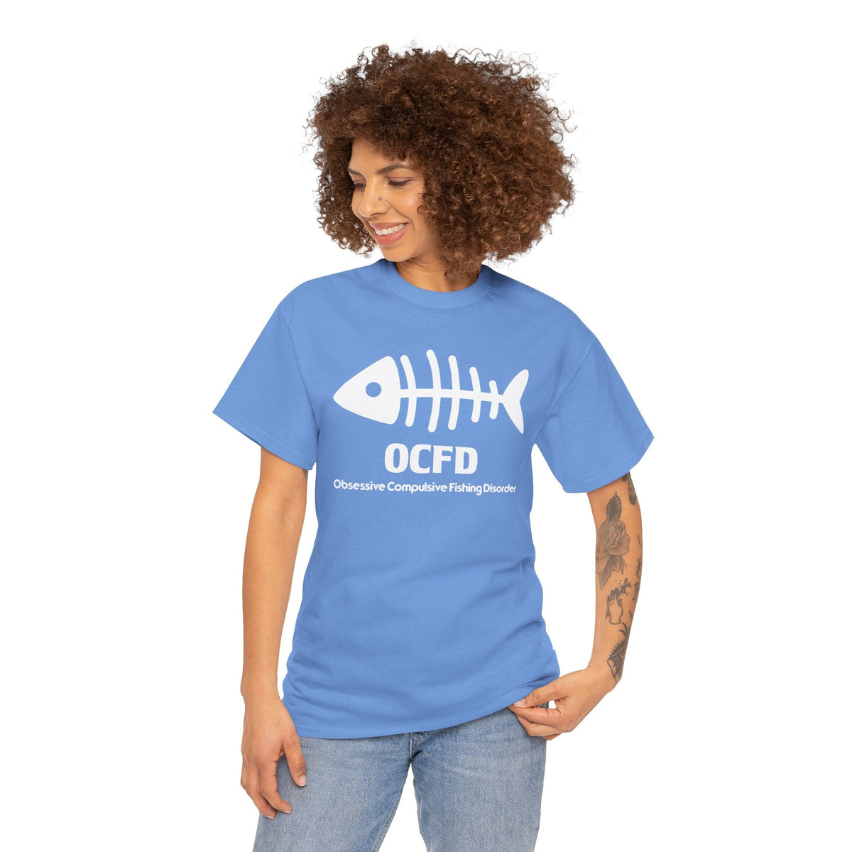 OCFD Unisex Heavy Cotton Tee - Perfect for Fishing Enthusiasts - Get Tight Gear