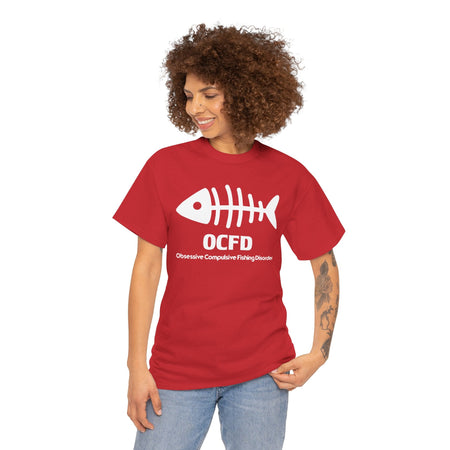 OCFD Unisex Heavy Cotton Tee - Perfect for Fishing Enthusiasts - Get Tight Gear