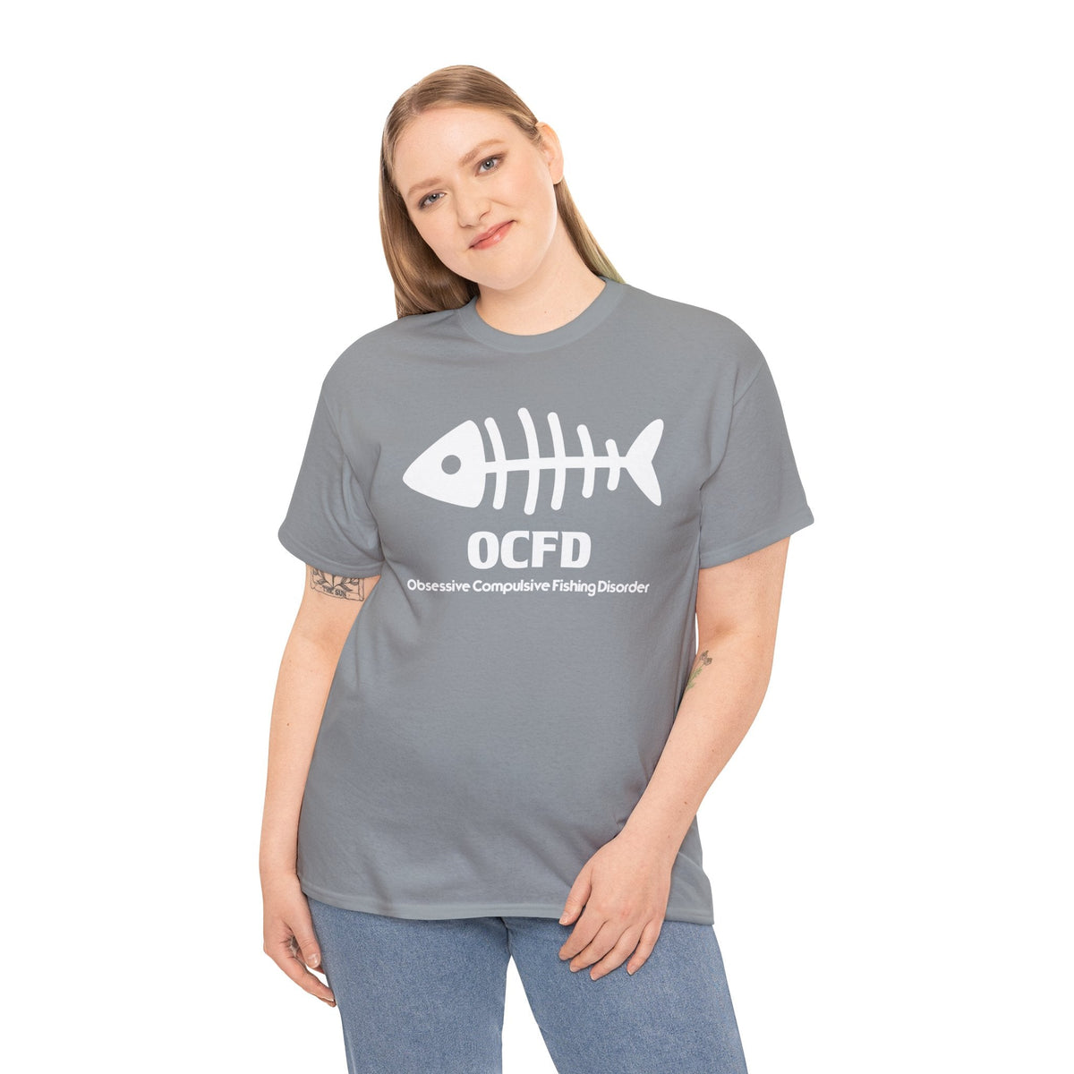 OCFD Unisex Heavy Cotton Tee - Perfect for Fishing Enthusiasts - Get Tight Gear