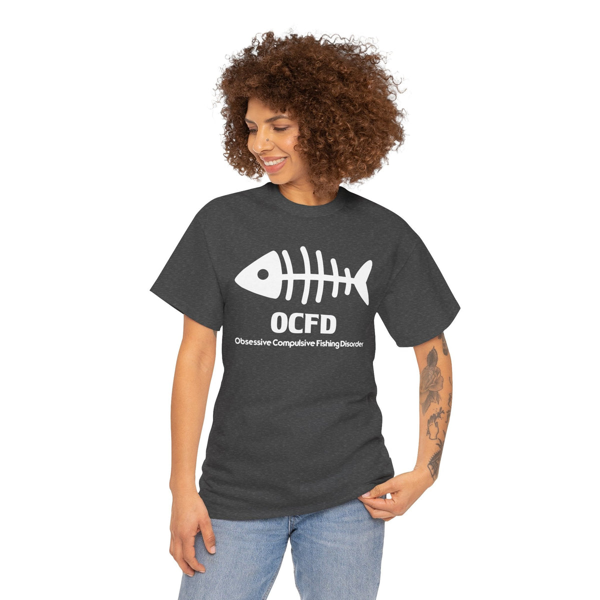 OCFD Unisex Heavy Cotton Tee - Perfect for Fishing Enthusiasts - Get Tight Gear
