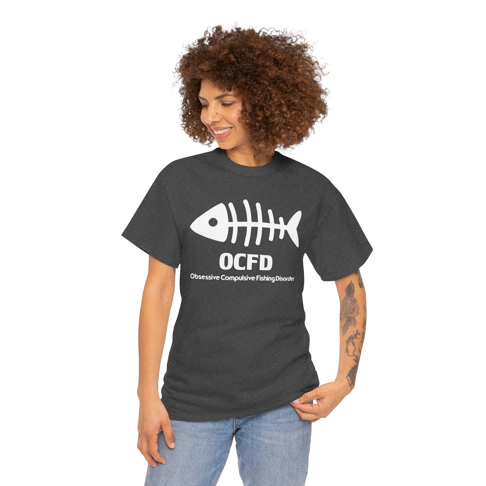 OCFD Unisex Heavy Cotton Tee - Perfect for Fishing Enthusiasts - Get Tight Gear