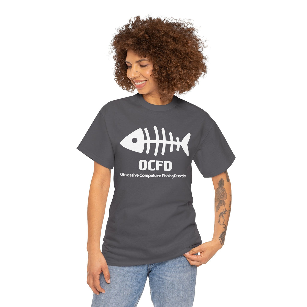 OCFD Unisex Heavy Cotton Tee - Perfect for Fishing Enthusiasts - Get Tight Gear