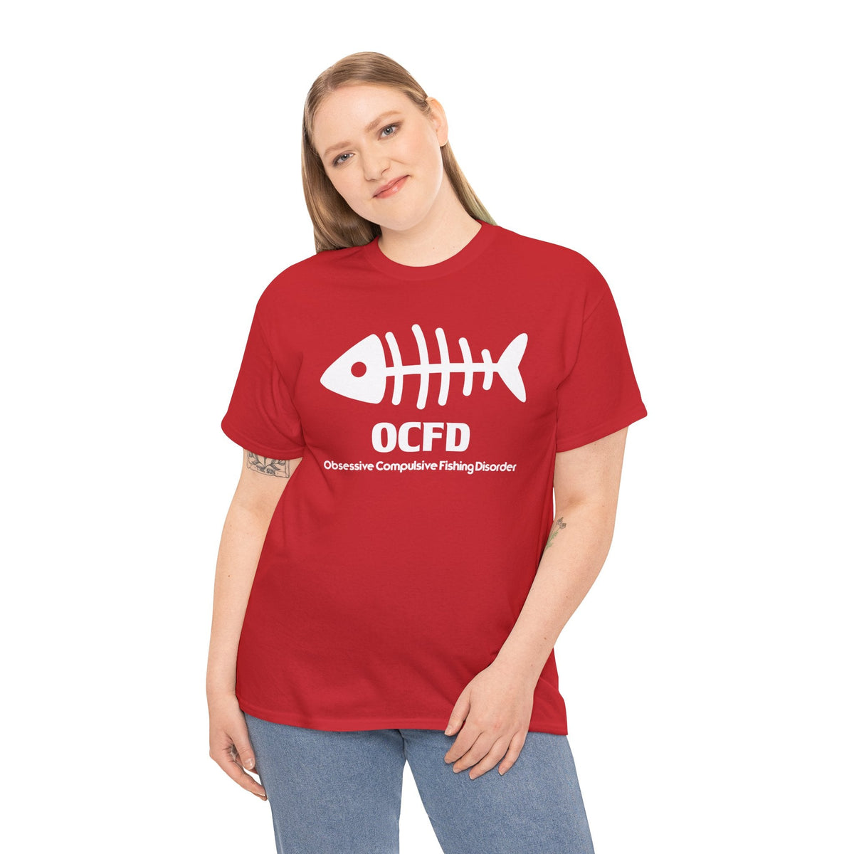 OCFD Unisex Heavy Cotton Tee - Perfect for Fishing Enthusiasts - Get Tight Gear