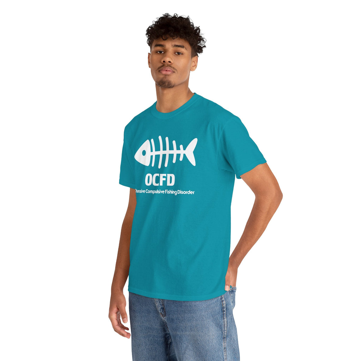 OCFD Unisex Heavy Cotton Tee - Perfect for Fishing Enthusiasts - Get Tight Gear