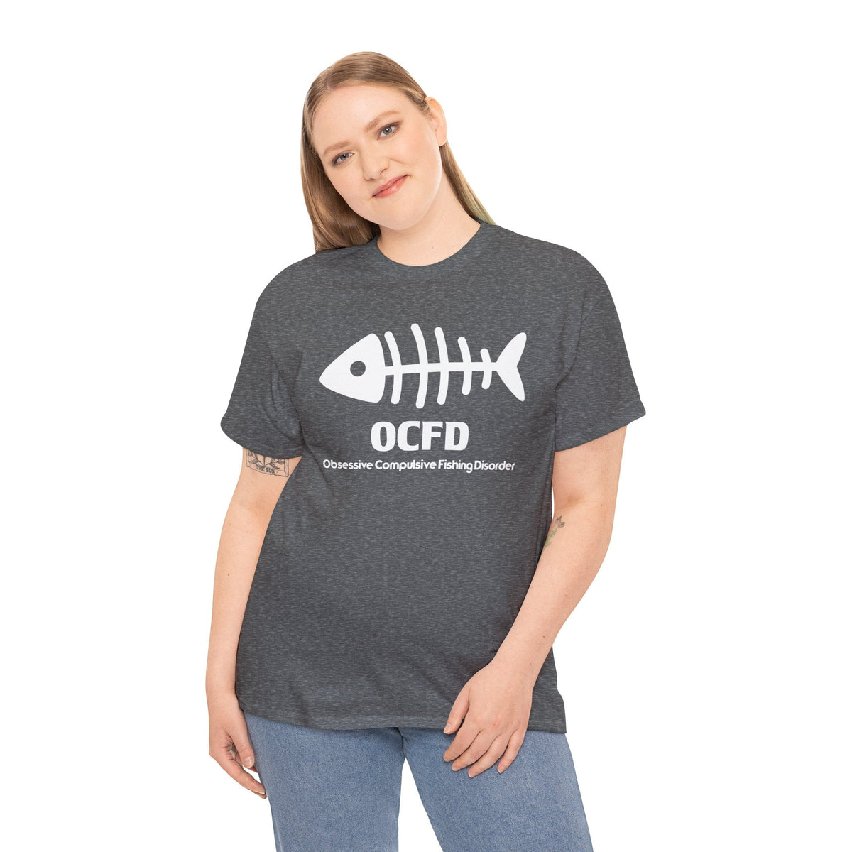 OCFD Unisex Heavy Cotton Tee - Perfect for Fishing Enthusiasts - Get Tight Gear