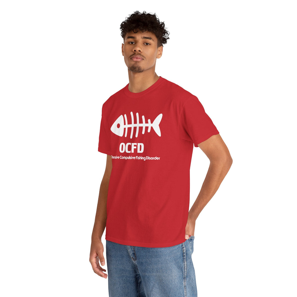 OCFD Unisex Heavy Cotton Tee - Perfect for Fishing Enthusiasts - Get Tight Gear