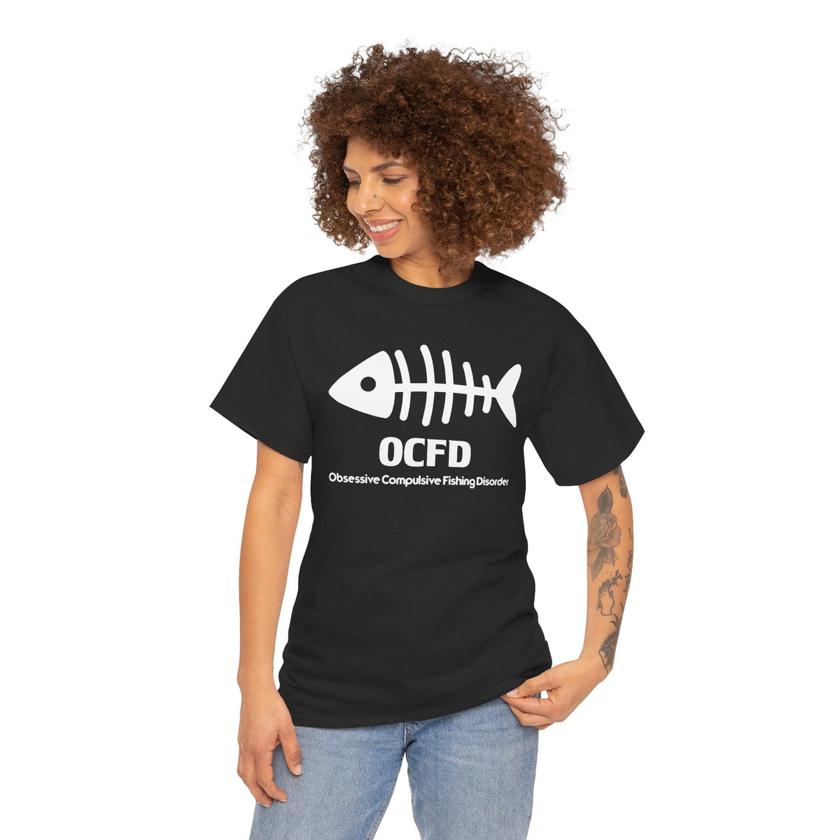 OCFD Unisex Heavy Cotton Tee - Perfect for Fishing Enthusiasts - Get Tight Gear