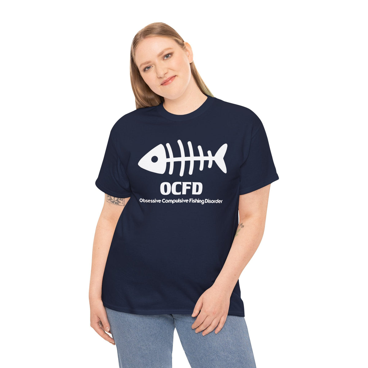 OCFD Unisex Heavy Cotton Tee - Perfect for Fishing Enthusiasts - Get Tight Gear