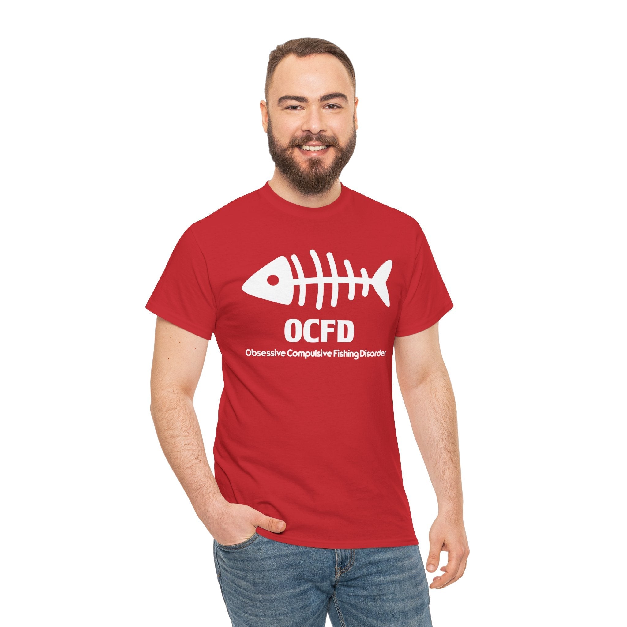 OCFD Unisex Heavy Cotton Tee - Perfect for Fishing Enthusiasts - Get Tight Gear
