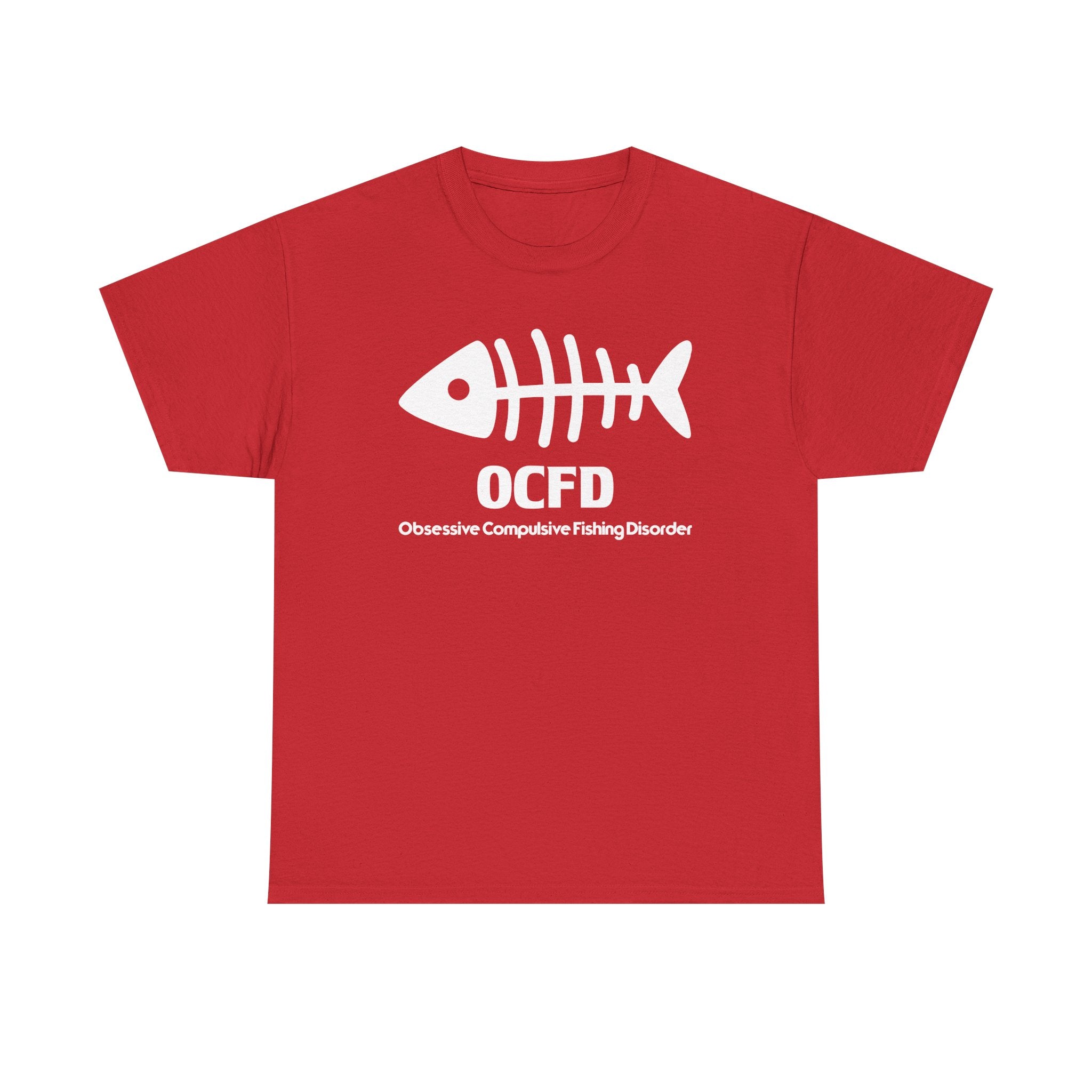 OCFD Unisex Heavy Cotton Tee - Perfect for Fishing Enthusiasts - Get Tight Gear