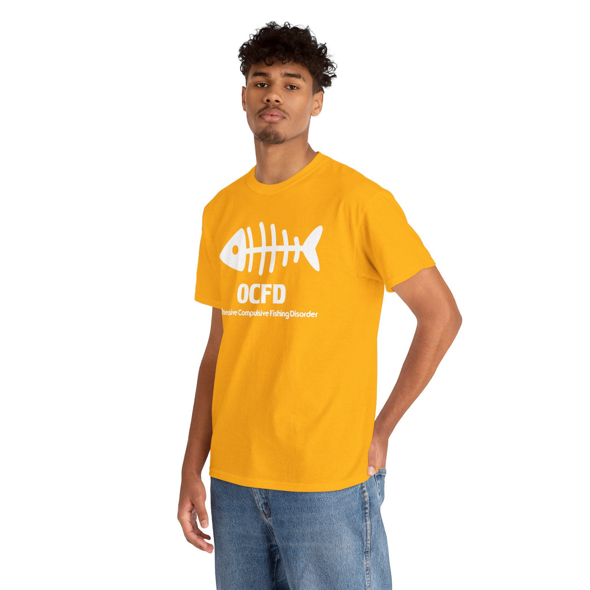 OCFD Unisex Heavy Cotton Tee - Perfect for Fishing Enthusiasts - Get Tight Gear