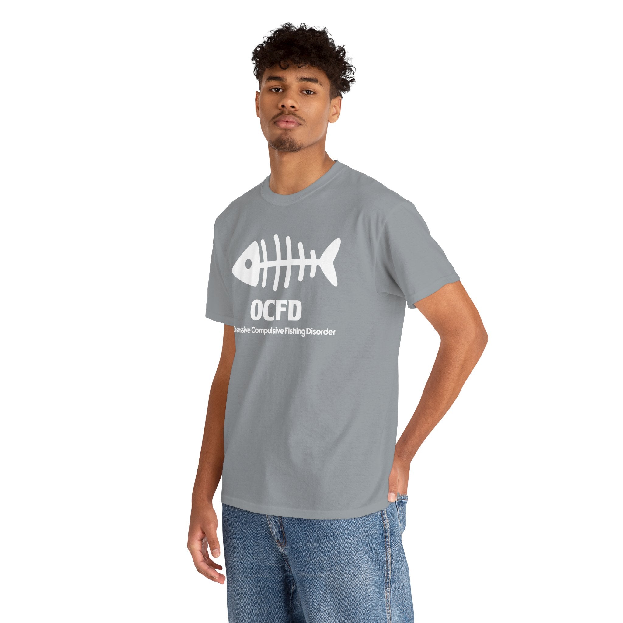 OCFD Unisex Heavy Cotton Tee - Perfect for Fishing Enthusiasts - Get Tight Gear