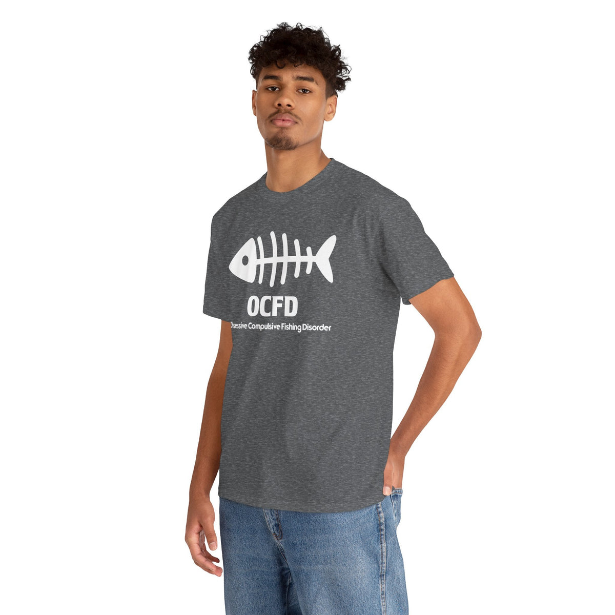 OCFD Unisex Heavy Cotton Tee - Perfect for Fishing Enthusiasts - Get Tight Gear