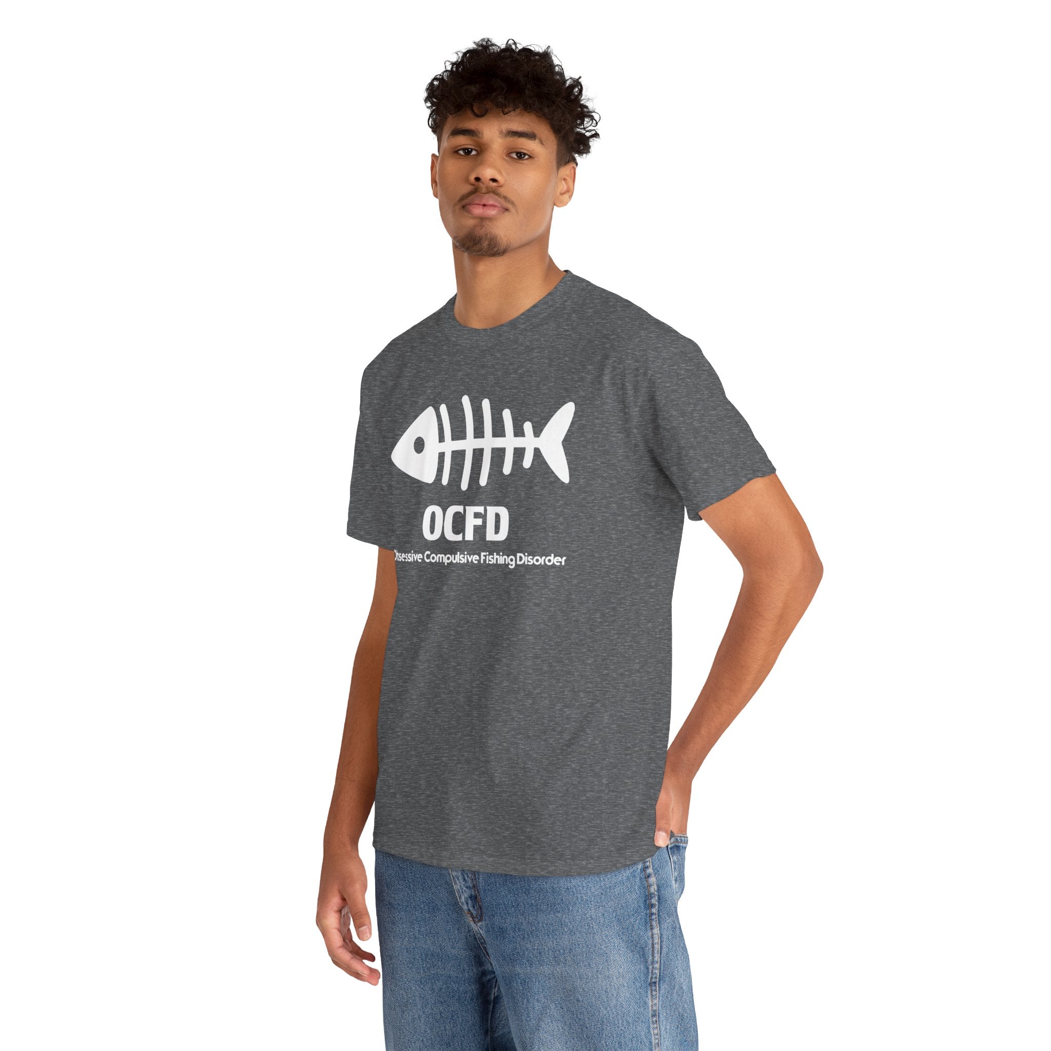 OCFD Unisex Heavy Cotton Tee - Perfect for Fishing Enthusiasts - Get Tight Gear