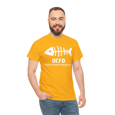 OCFD Unisex Heavy Cotton Tee - Perfect for Fishing Enthusiasts - Get Tight Gear
