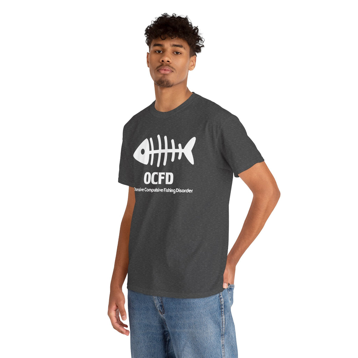 OCFD Unisex Heavy Cotton Tee - Perfect for Fishing Enthusiasts - Get Tight Gear