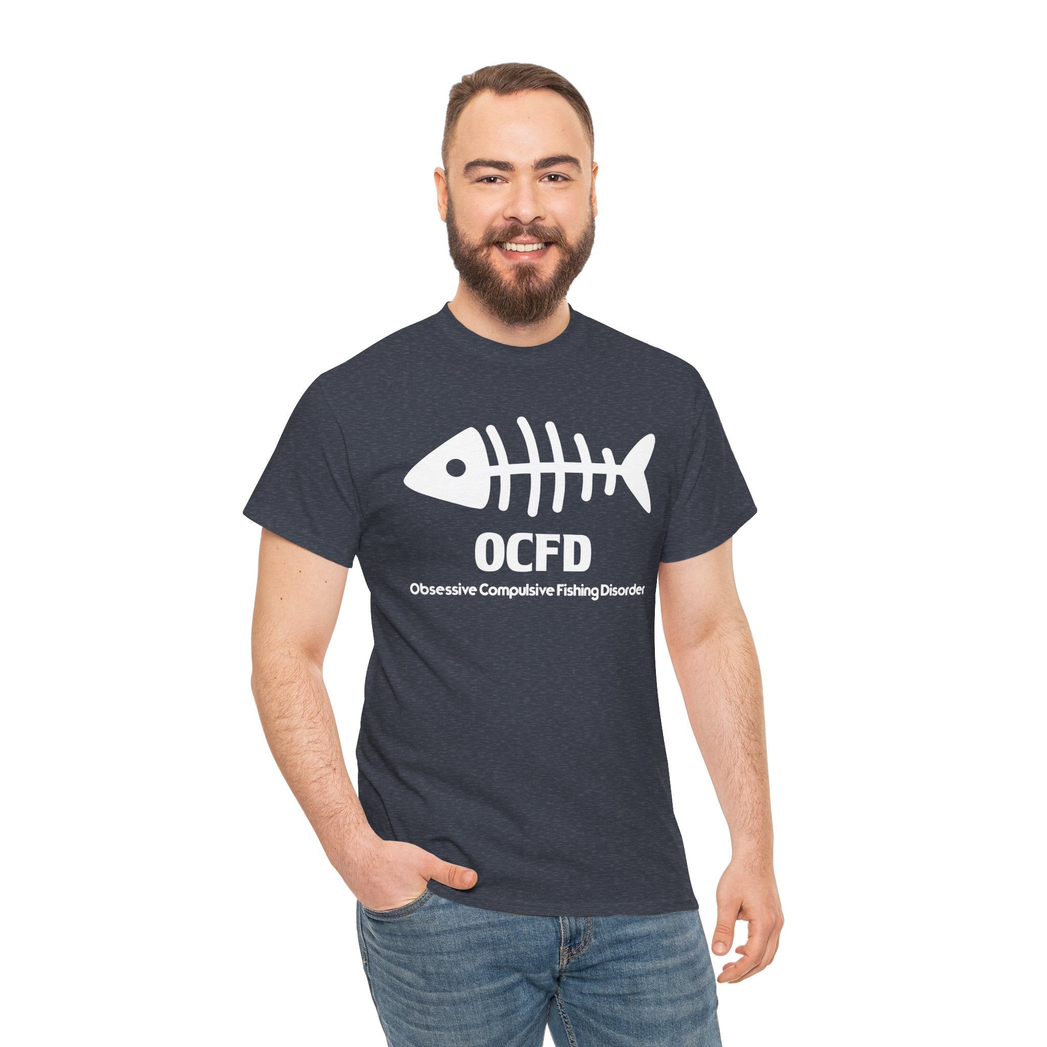 OCFD Unisex Heavy Cotton Tee - Perfect for Fishing Enthusiasts - Get Tight Gear
