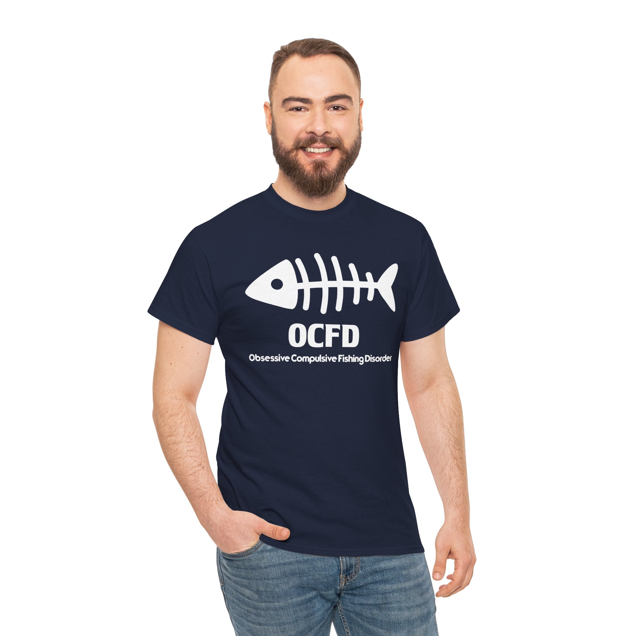 OCFD Unisex Heavy Cotton Tee - Perfect for Fishing Enthusiasts - Get Tight Gear