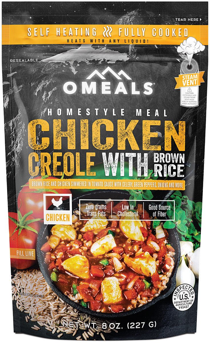 Omeals Chckn Creole W/Brn Rice - Get Tight Gear