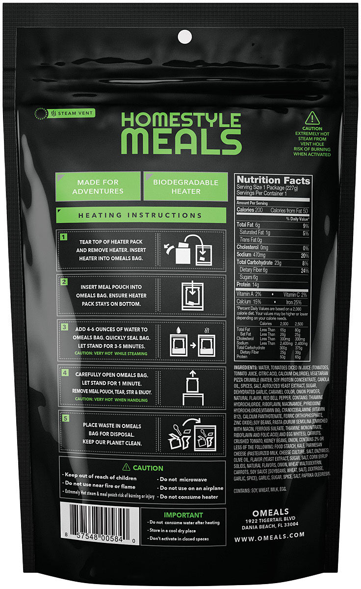 Omeals Pasta Fagioli - Get Tight Gear