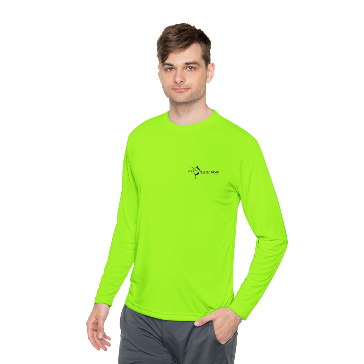 Omni Sonar Fishing Long Sleeve Tee - Unisex Tee for Outdoor Adventures, Fishing Gear - Get Tight Gear