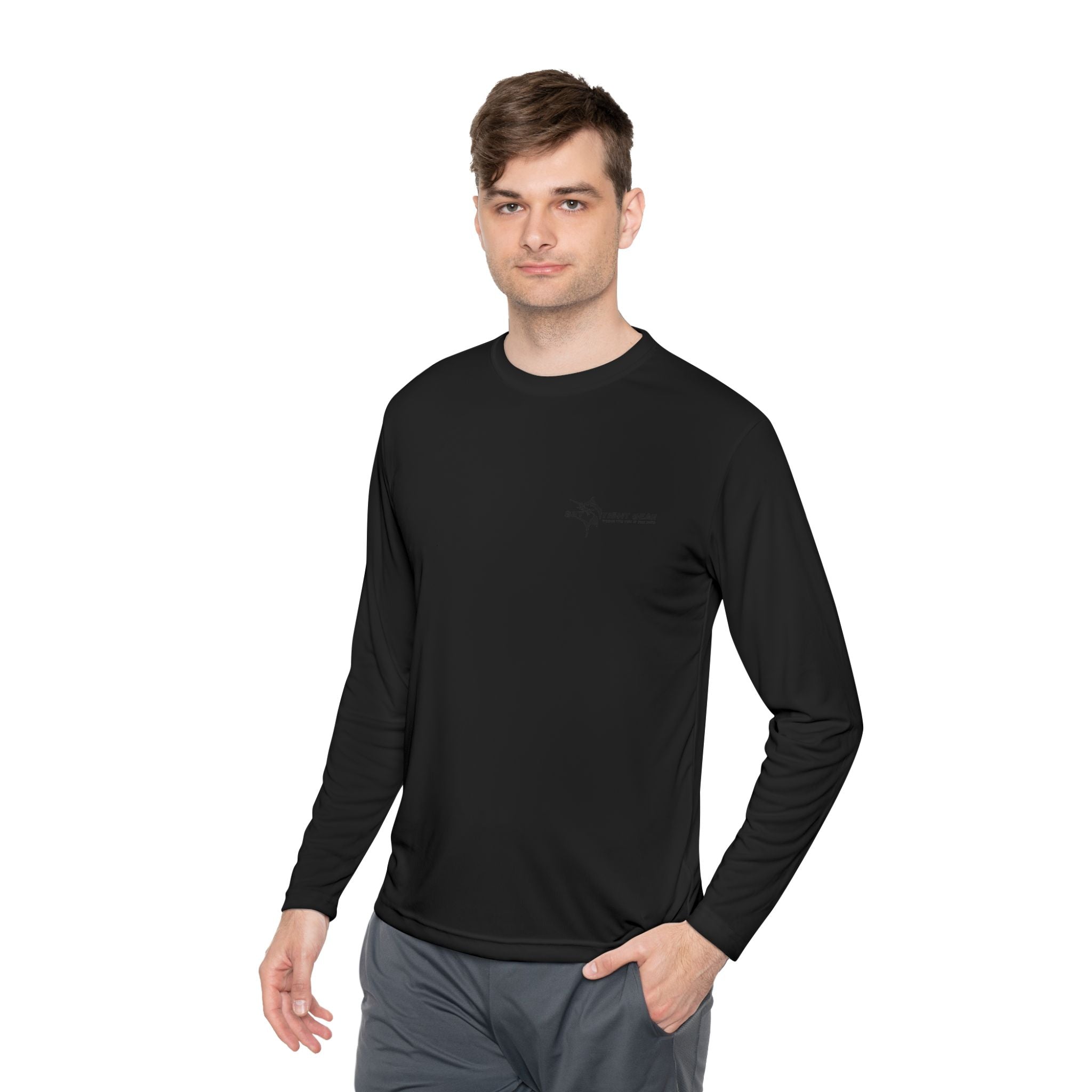 Omni Sonar Fishing Long Sleeve Tee - Unisex Tee for Outdoor Adventures, Fishing Gear - Get Tight Gear