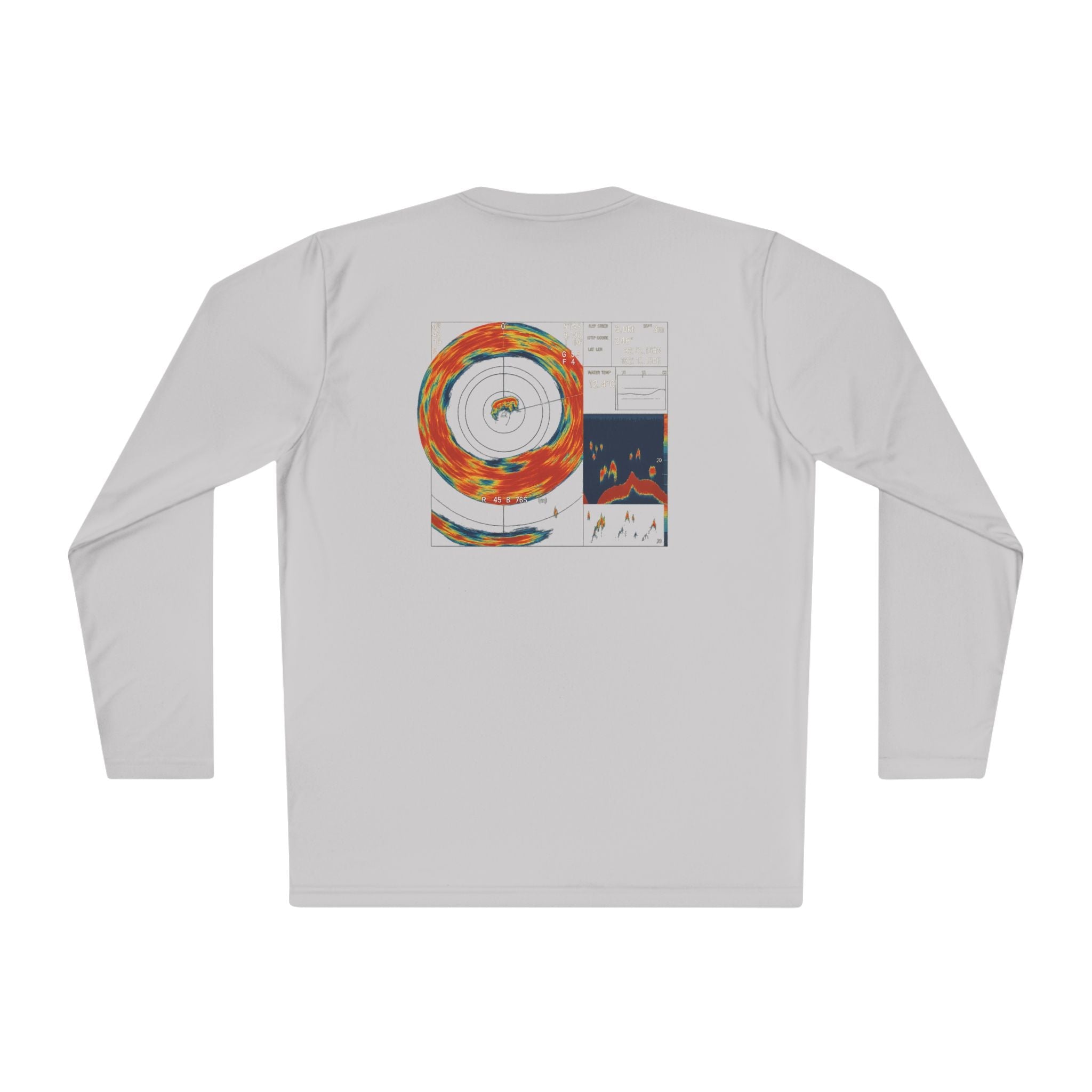 Omni Sonar Fishing Long Sleeve Tee - Unisex Tee for Outdoor Adventures, Fishing Gear - Get Tight Gear
