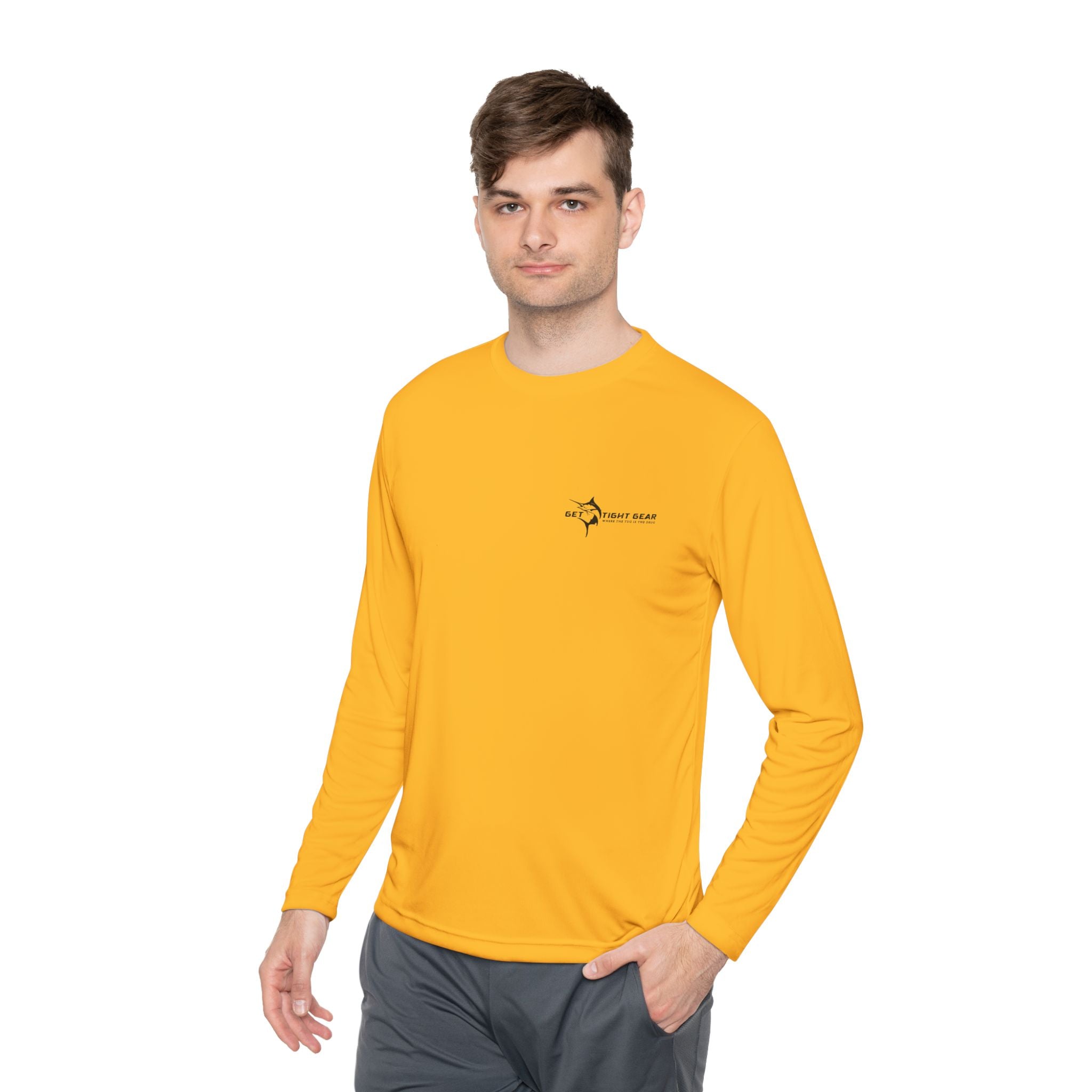 Omni Sonar Fishing Long Sleeve Tee - Unisex Tee for Outdoor Adventures, Fishing Gear - Get Tight Gear