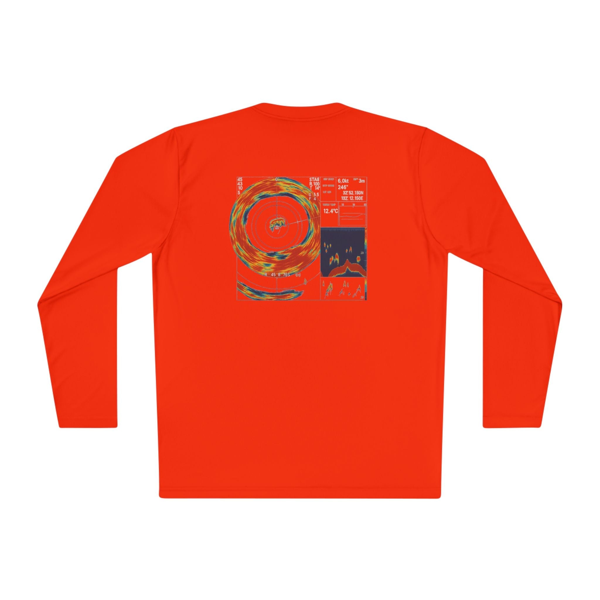 Omni Sonar Fishing Long Sleeve Tee - Unisex Tee for Outdoor Adventures, Fishing Gear - Get Tight Gear