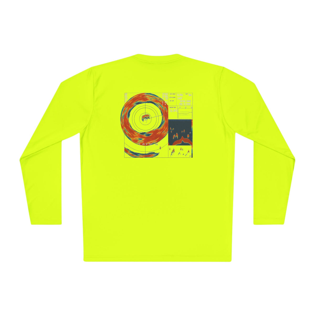 Omni Sonar Fishing Long Sleeve Tee - Unisex Tee for Outdoor Adventures, Fishing Gear - Get Tight Gear