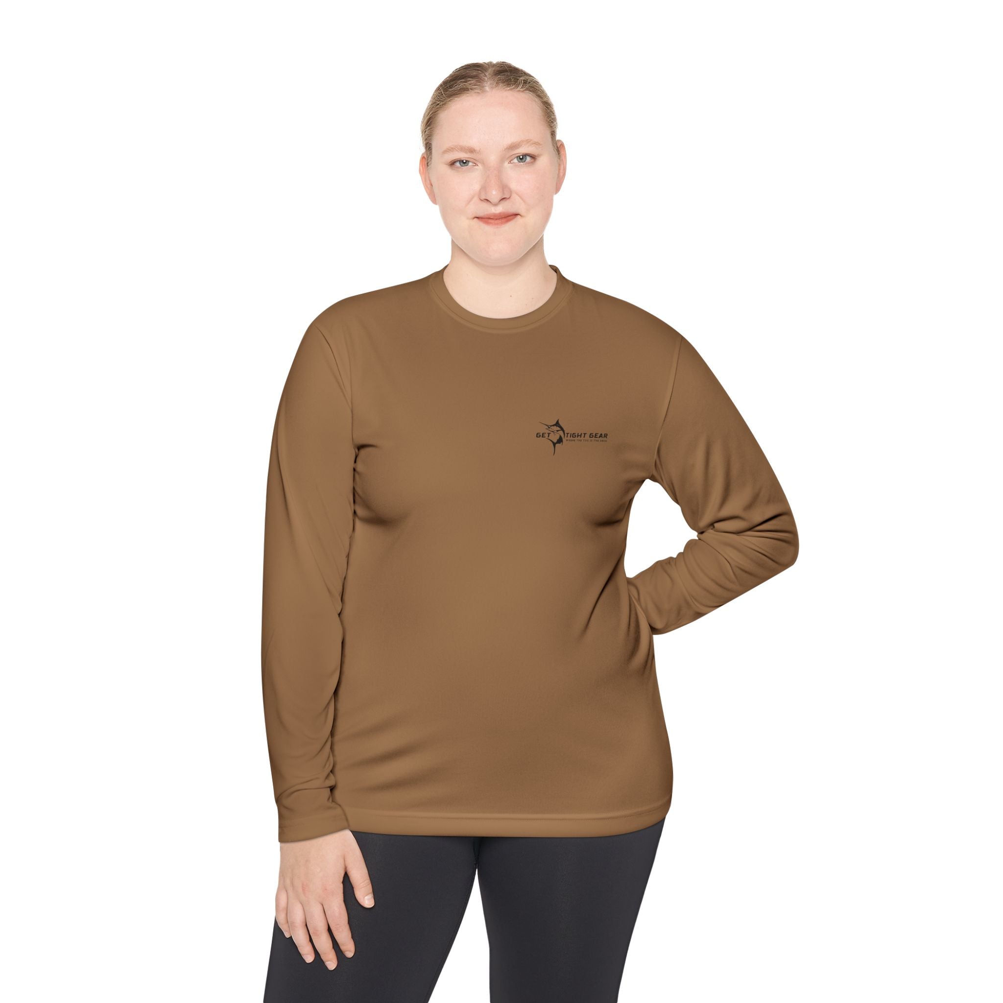 Omni Sonar Fishing Long Sleeve Tee - Unisex Tee for Outdoor Adventures, Fishing Gear - Get Tight Gear