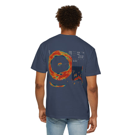 Omni Sonar Game Fishing T-Shirt - Unisex Garment - Dyed Tee - Get Tight Gear