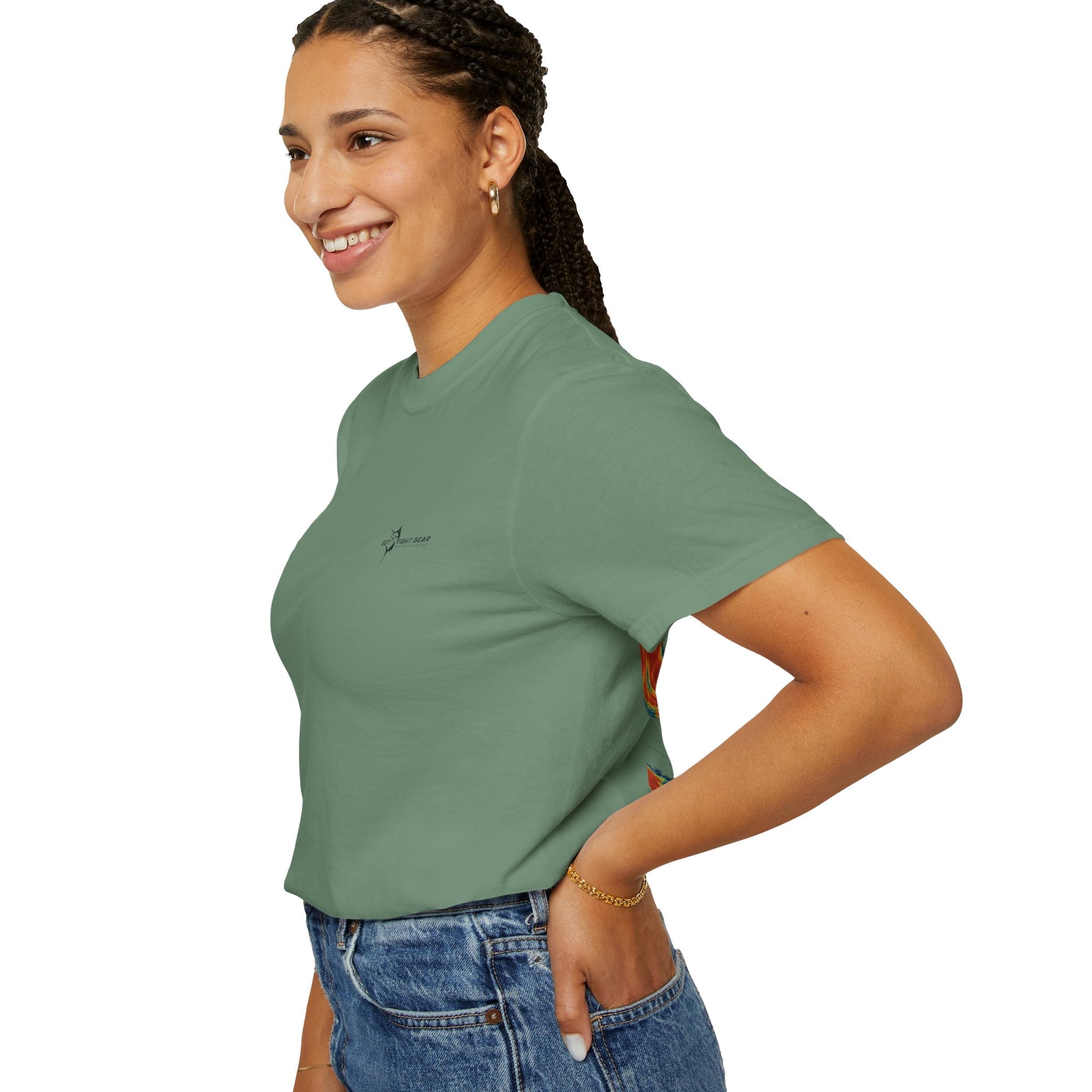 Omni Sonar Game Fishing T-Shirt - Unisex Garment - Dyed Tee - Get Tight Gear