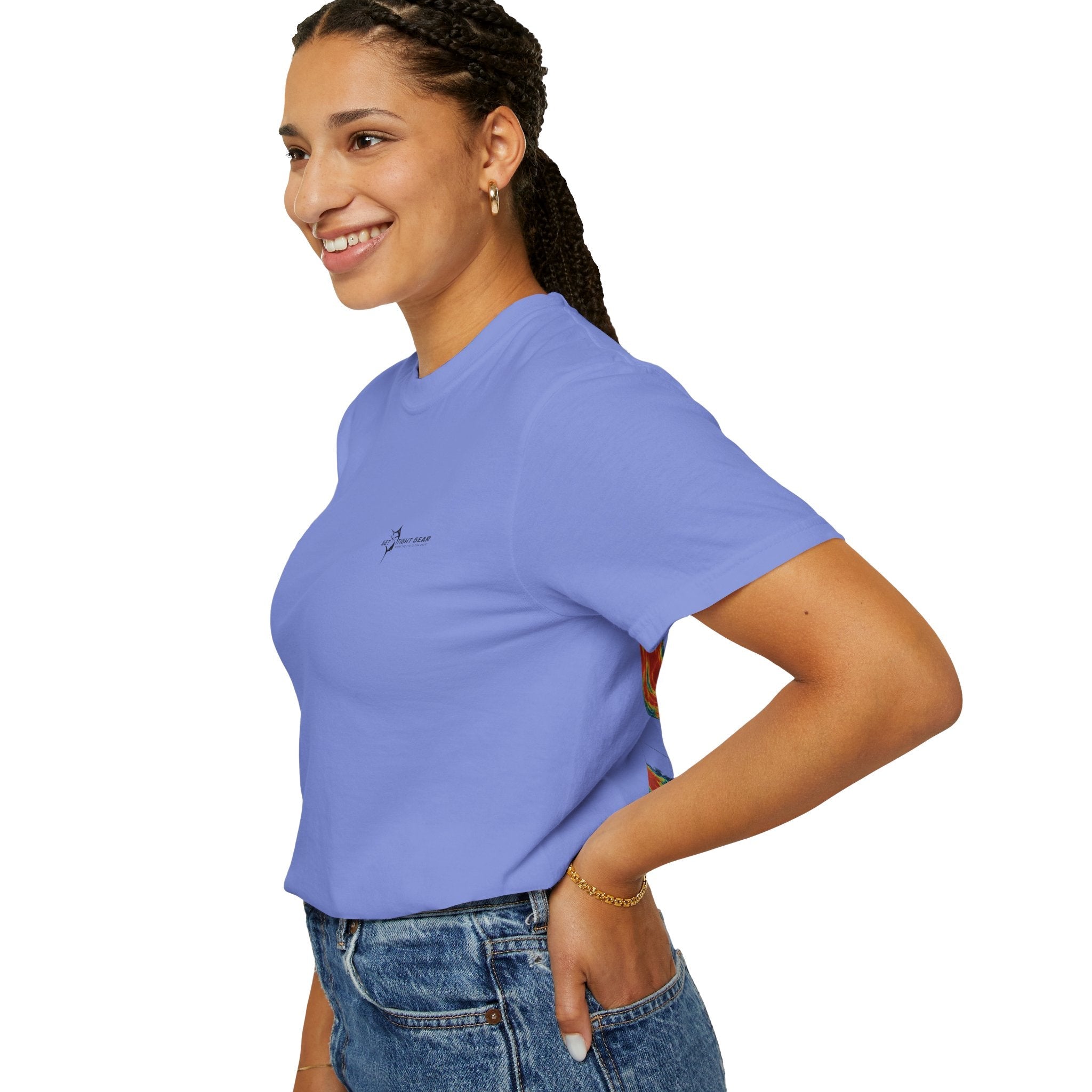 Omni Sonar Game Fishing T-Shirt - Unisex Garment - Dyed Tee - Get Tight Gear