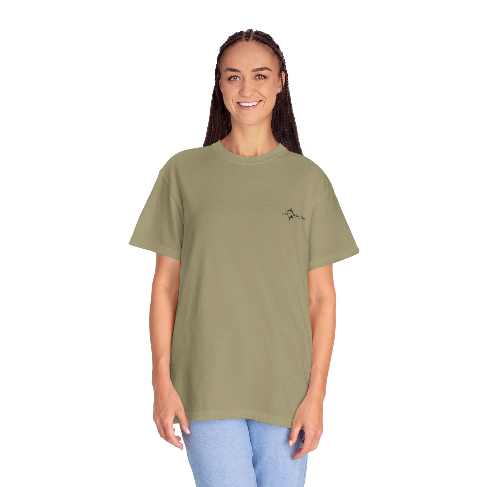 Omni Sonar Game Fishing T-Shirt - Unisex Garment - Dyed Tee - Get Tight Gear