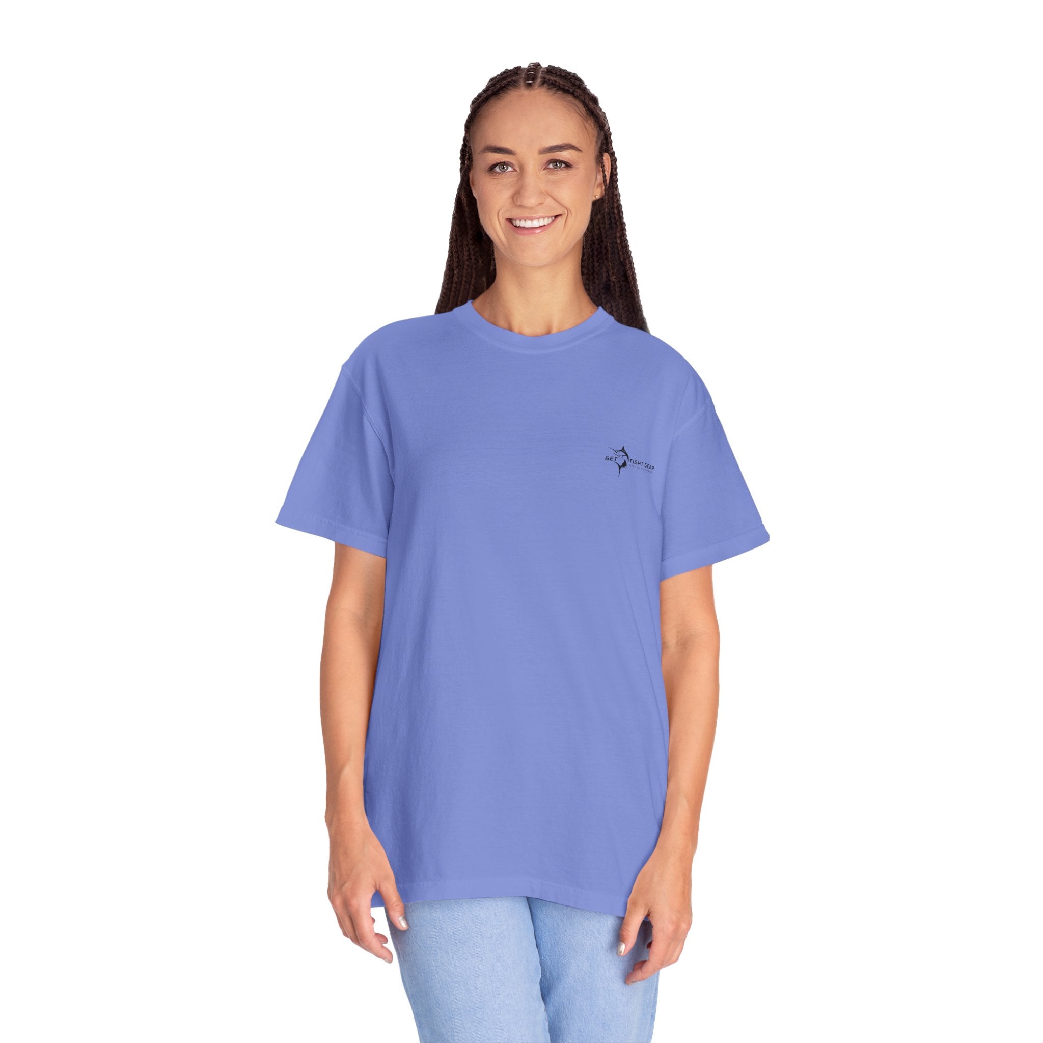 Omni Sonar Game Fishing T-Shirt - Unisex Garment - Dyed Tee - Get Tight Gear