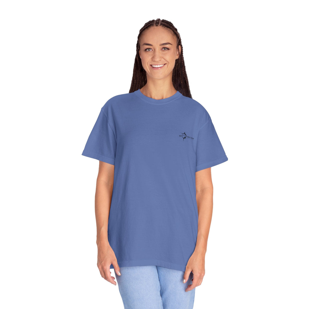 Omni Sonar Game Fishing T-Shirt - Unisex Garment - Dyed Tee - Get Tight Gear
