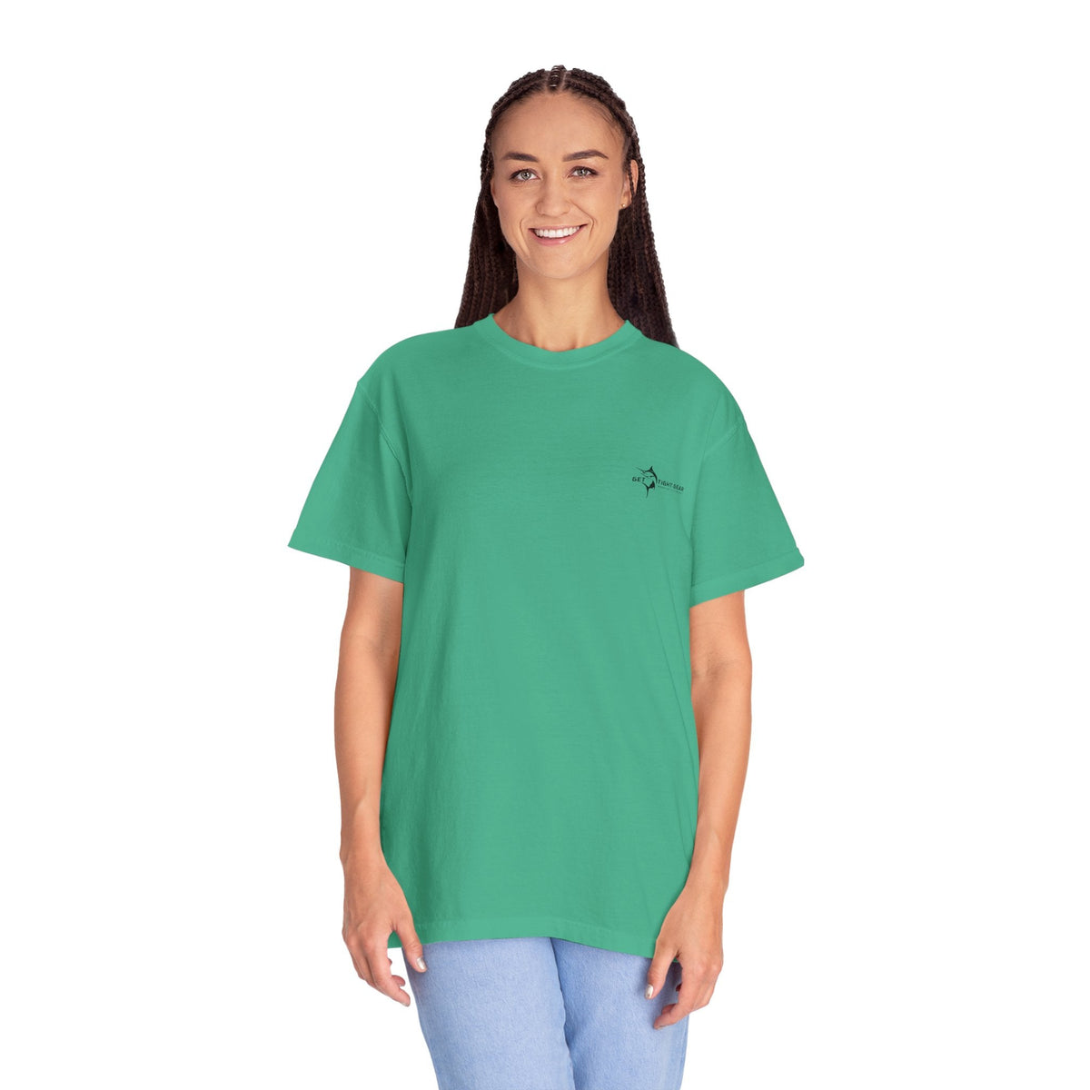 Omni Sonar Game Fishing T-Shirt - Unisex Garment - Dyed Tee - Get Tight Gear
