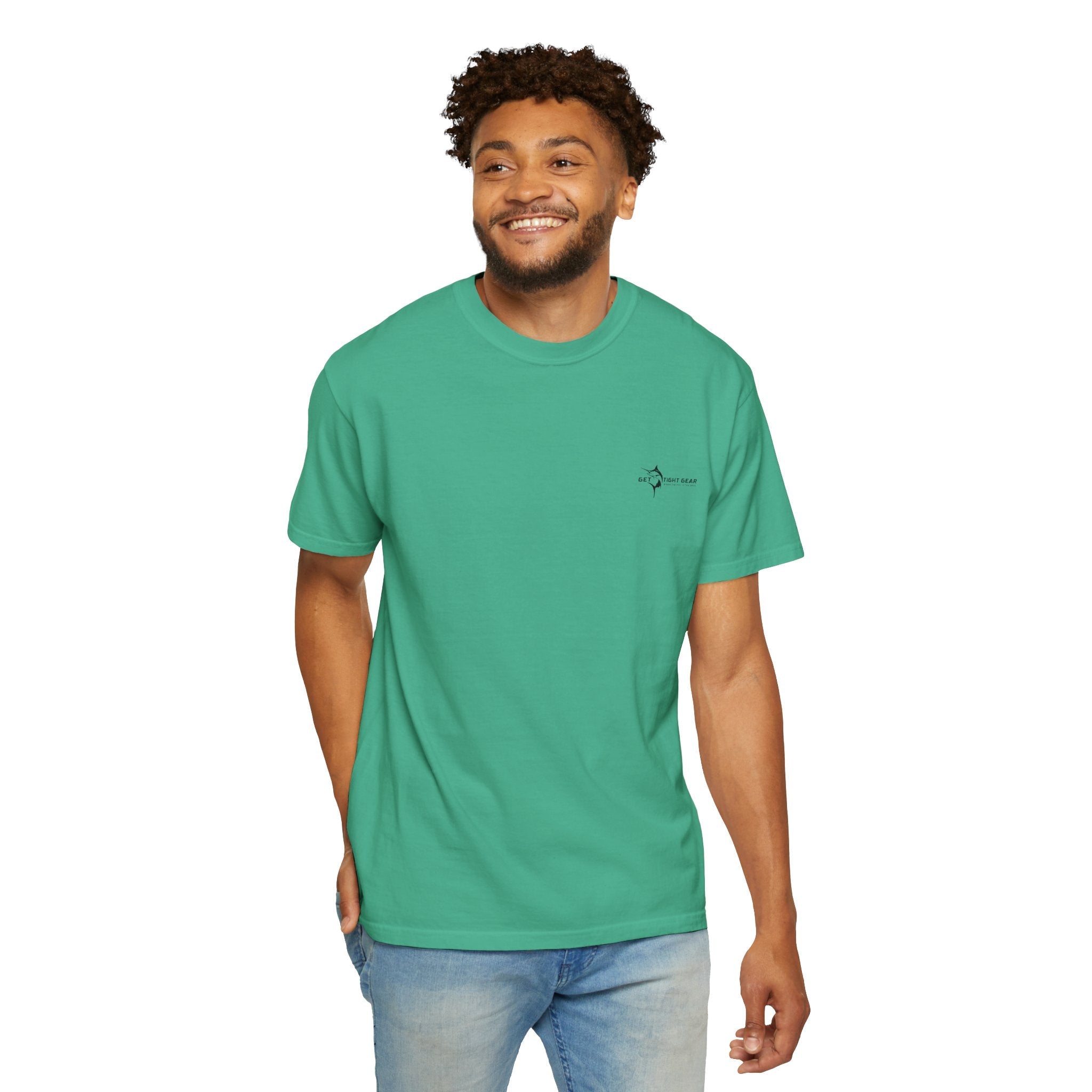 Omni Sonar Game Fishing T-Shirt - Unisex Garment - Dyed Tee - Get Tight Gear