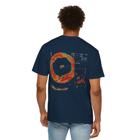 Omni Sonar Game Fishing T-Shirt - Unisex Garment - Dyed Tee - Get Tight Gear