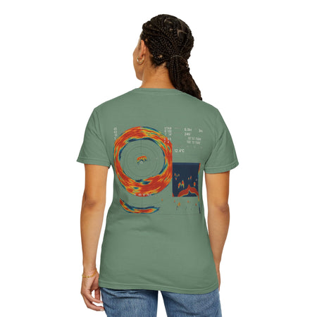 Omni Sonar Game Fishing T-Shirt - Unisex Garment - Dyed Tee - Get Tight Gear