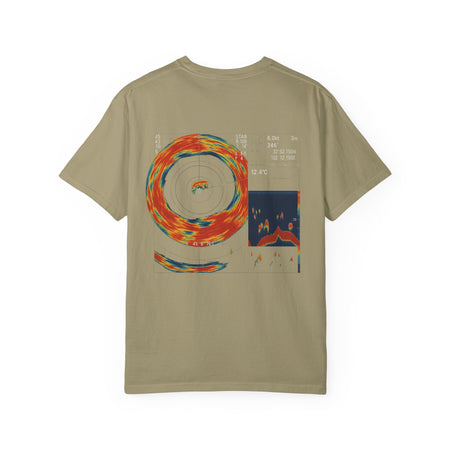 Omni Sonar Game Fishing T-Shirt - Unisex Garment - Dyed Tee - Get Tight Gear