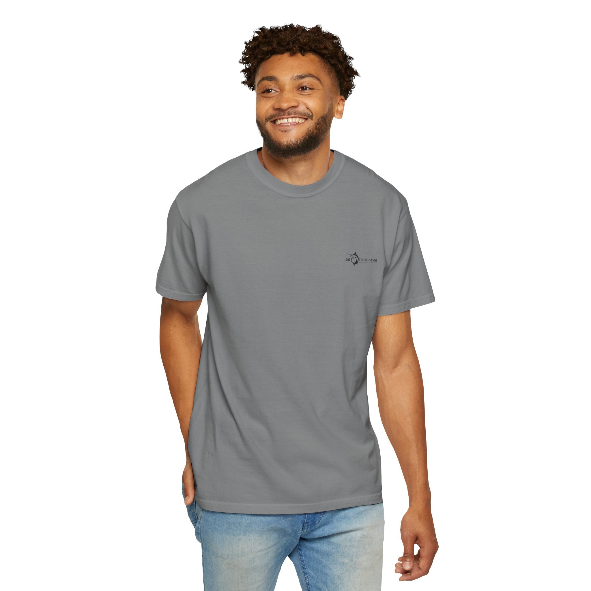 Omni Sonar Game Fishing T-Shirt - Unisex Garment - Dyed Tee - Get Tight Gear